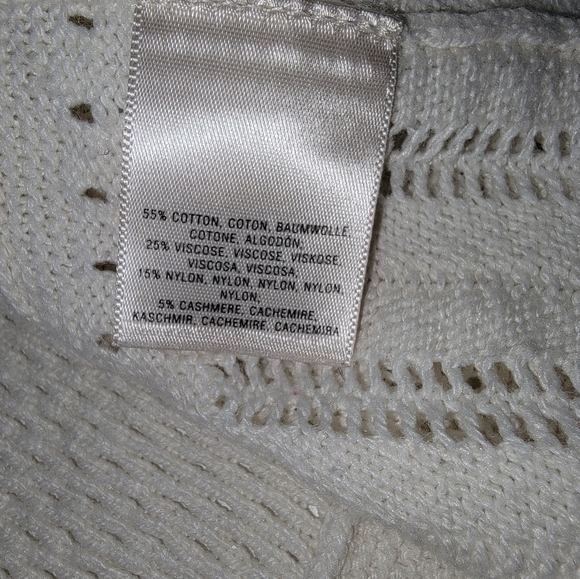 Anthropologie Angel Of The North Nulia Circle Poncho Size XS/S Cream - Picture 9 of 11